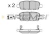 BREMSI BP3351 Brake Pad Set, disc brake